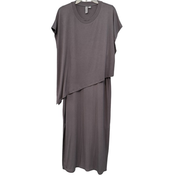 Sweaty Betty Drape Overlay Midi Dress XXL 👗 - Picture 1 of 7